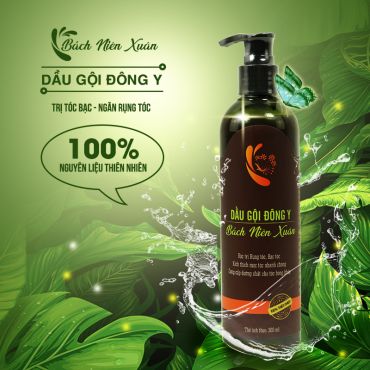 Bach Nien Xuân Oriental Medicine Shampoo for gray hair, preventing hair loss 300ml